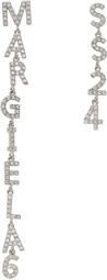 MM6 Maison Margiela Silver Letter Earrings