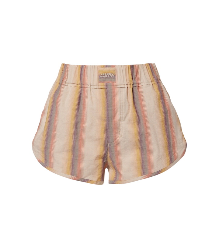 Photo: Isabel Marant Melinea striped cotton shorts