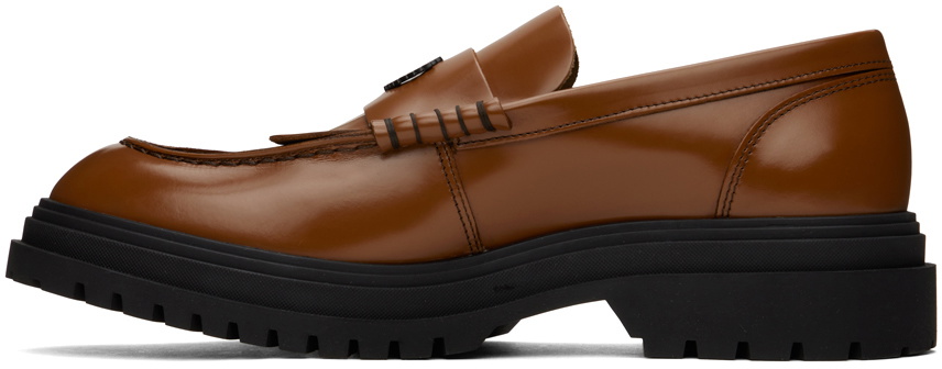 Fred Perry Tan Leather Loafers