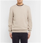 Sunspel - Merino Wool and Cotton-Blend Sweater - Sand