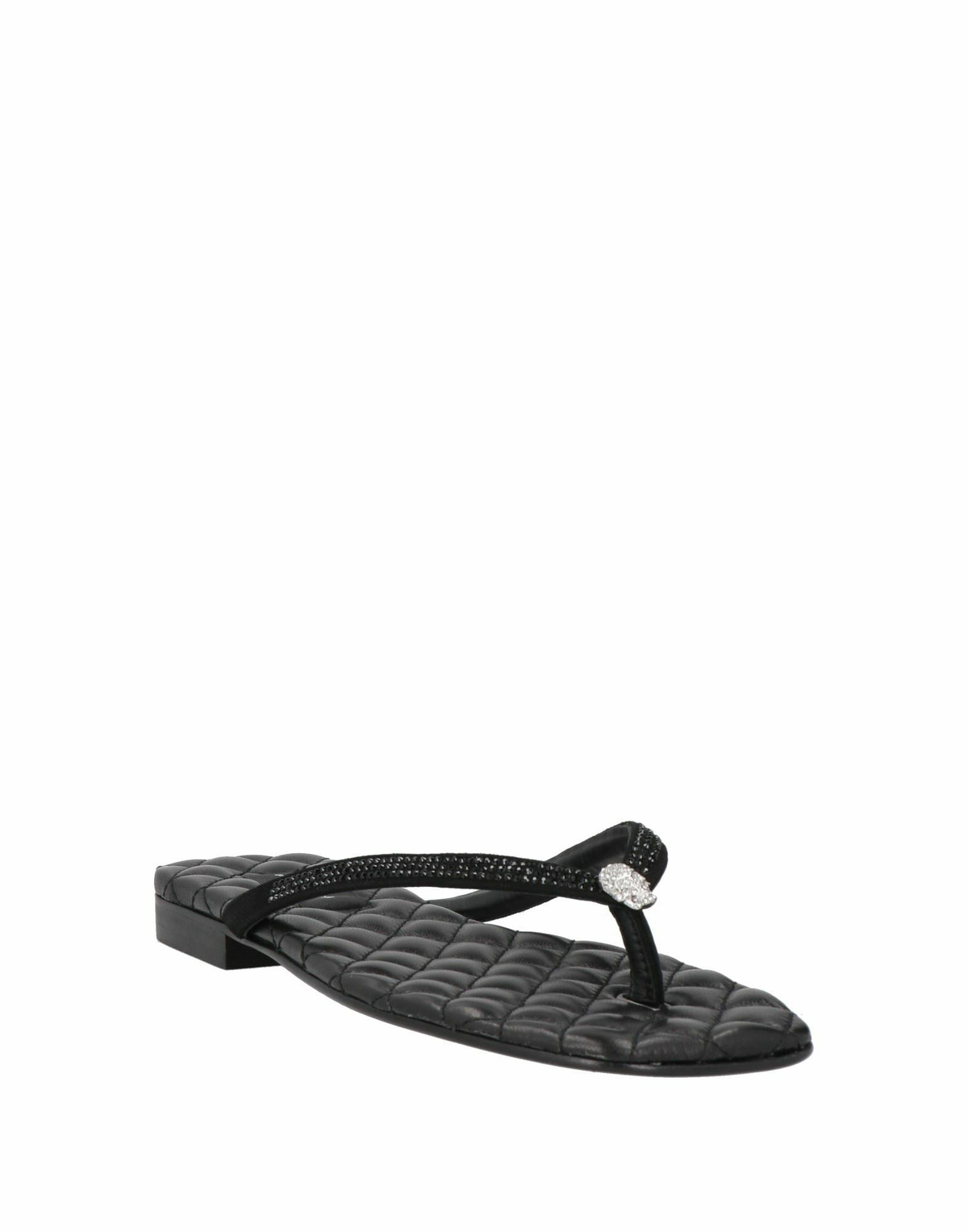 Philipp Plein Womens Thong sandal in Black