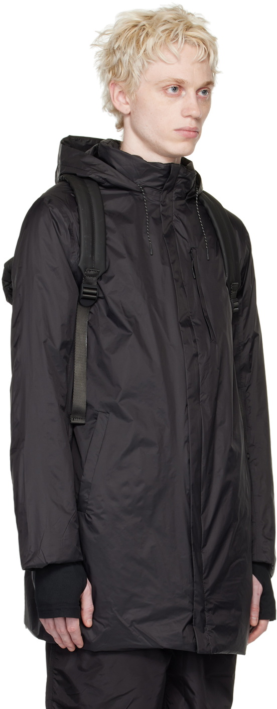 RAINS Black Fuse Coat