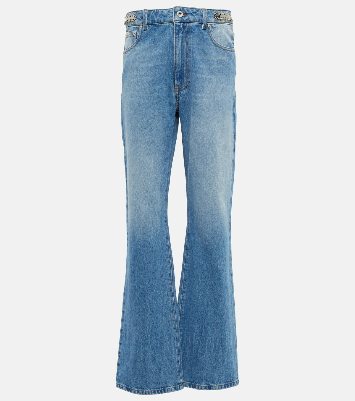 Paco Rabanne - Embellished high-rise bootcut jeans Paco Rabanne