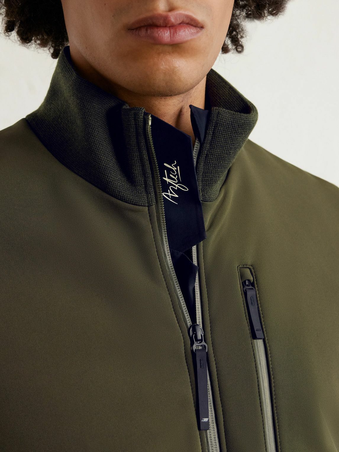 Aztech Mountain - Evan Shell and Wool Down Jacket - Green
