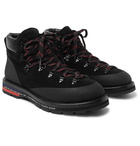 Moncler Genius - 7 Moncler Fragment Suede, Leather and Rubber Boots - Men - Black