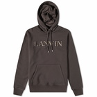 Lanvin Men's Curb Popover Hoody in Ebony