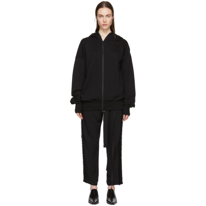 Photo: Ann Demeulemeester Black Plain Hoodie