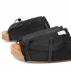 Visvim Men's Christo Shaman Folk Sandals in Black