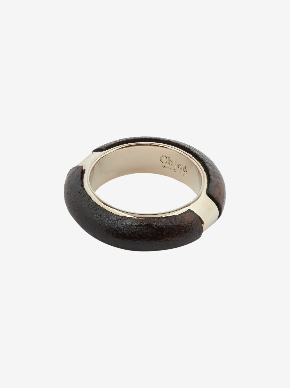 【CHLOE】jamie gold-tone, wood and sodalite ring Chloé Gold Tone Jamie Wood Ring Chloe