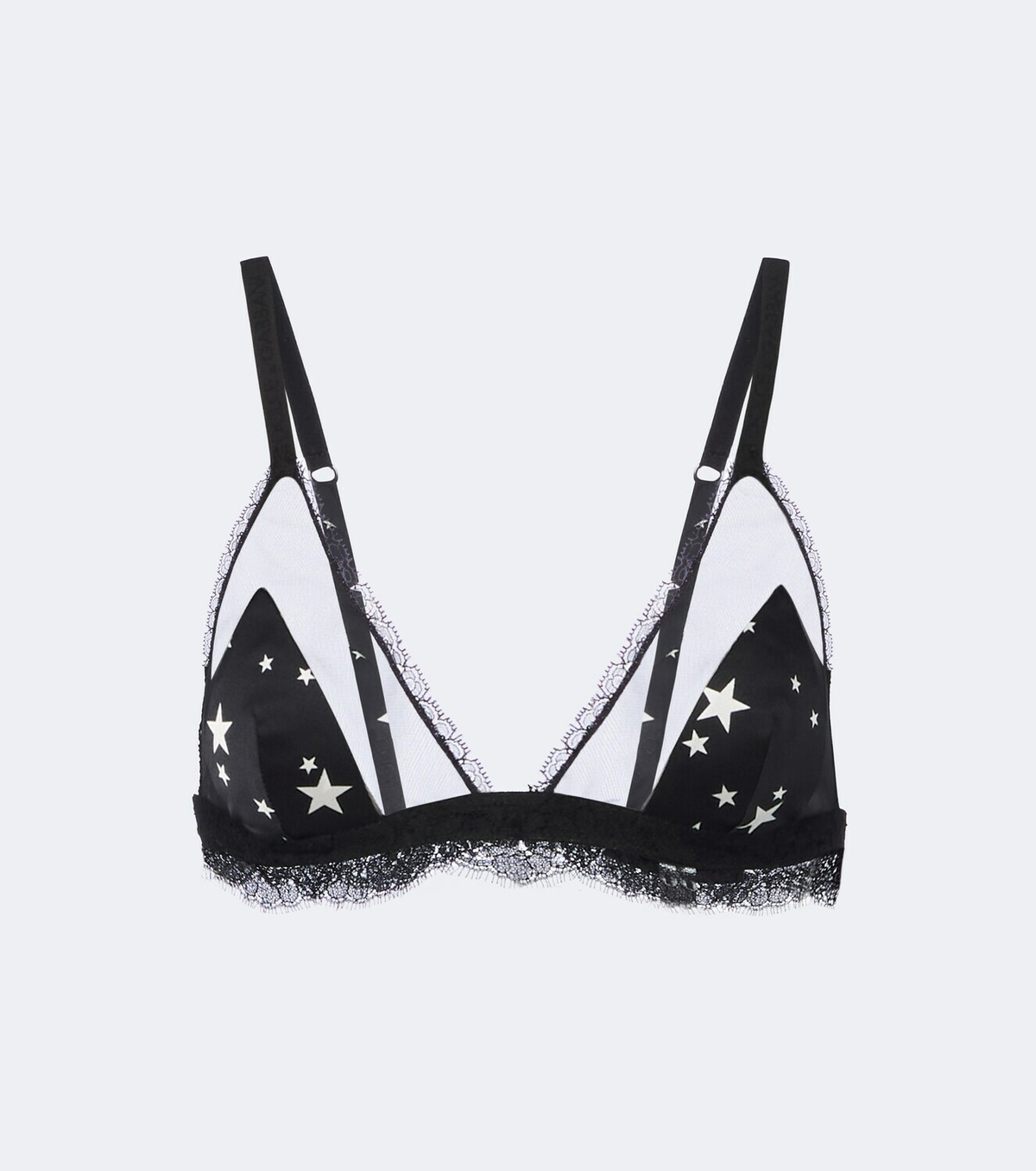 Dolce&Gabbana Lace-trimmed printed bra