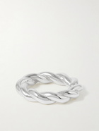 BOTTEGA VENETA - Twisted Sterling Silver Ring - Silver