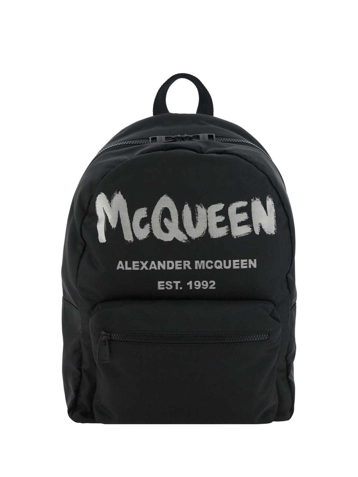 Alexander McQueen Black & Gray Metropolitan Biker Skull Alexander McQueen Black & Gray Metropolitan Biker Skull