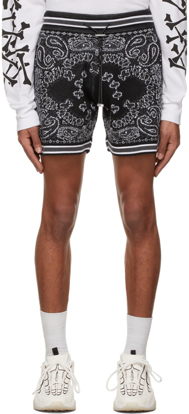 Photo: AMIRI Black Bandana B-Ball Shorts