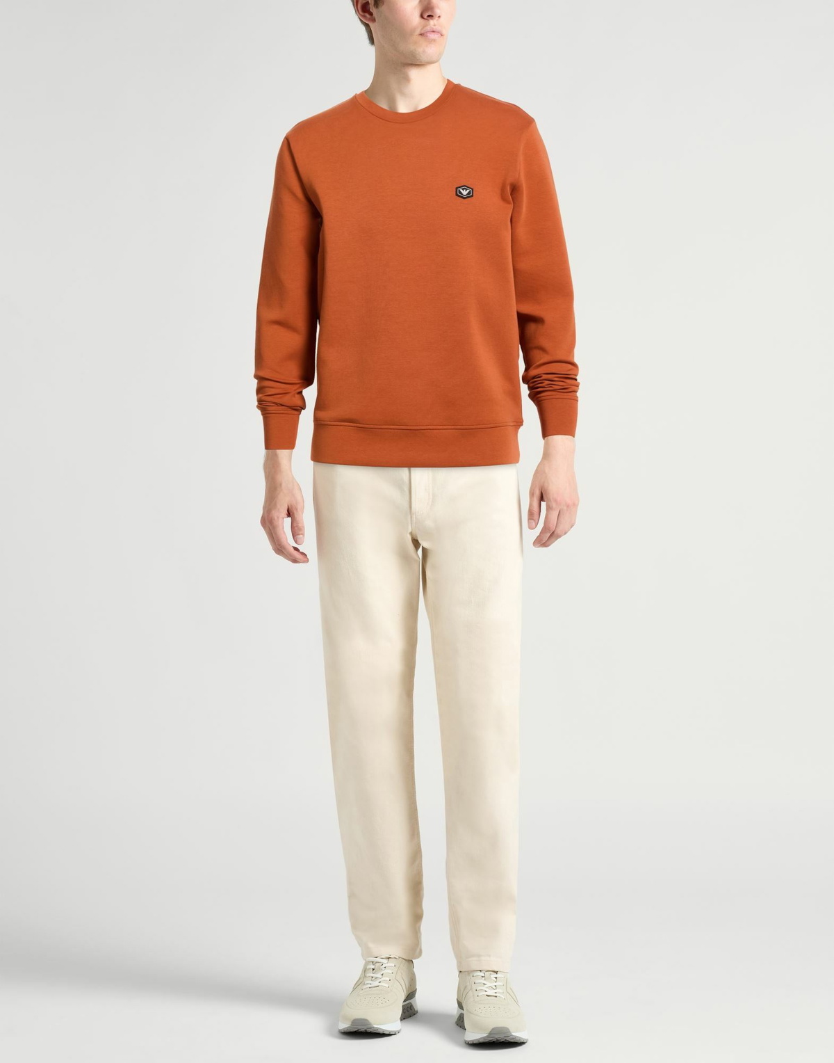 Emporio Armani Mens Sweatshirt Tan
