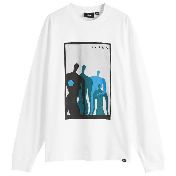 Photo: By Parra Men's The Visitors Long Sleeve T-Shirt in White