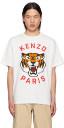 Kenzo White Kenzo Paris Lucky Tiger T-Shirt