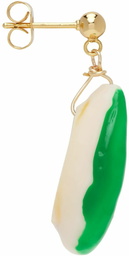 éliou SSENSE Exclusive Green Laguna Earrings