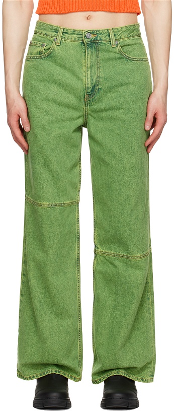 Photo: GANNI Green Magny Jeans