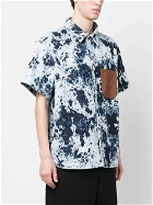 FERRARI - Shirt With Tie-dye Print