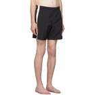 Alexander McQueen Black Solid Skull Swim Shorts