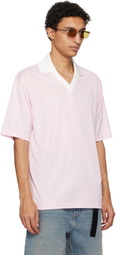 Courrèges Pink Oversized Sports Polo