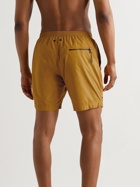 True Tribe - Neat Steve Mid-Length ECONYL Swim Shorts - Yellow