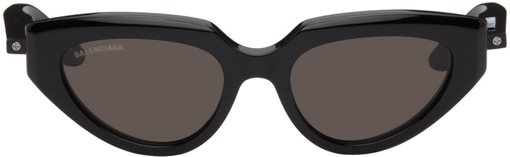 Photo: Balenciaga Black Cat-Eye Sunglasses