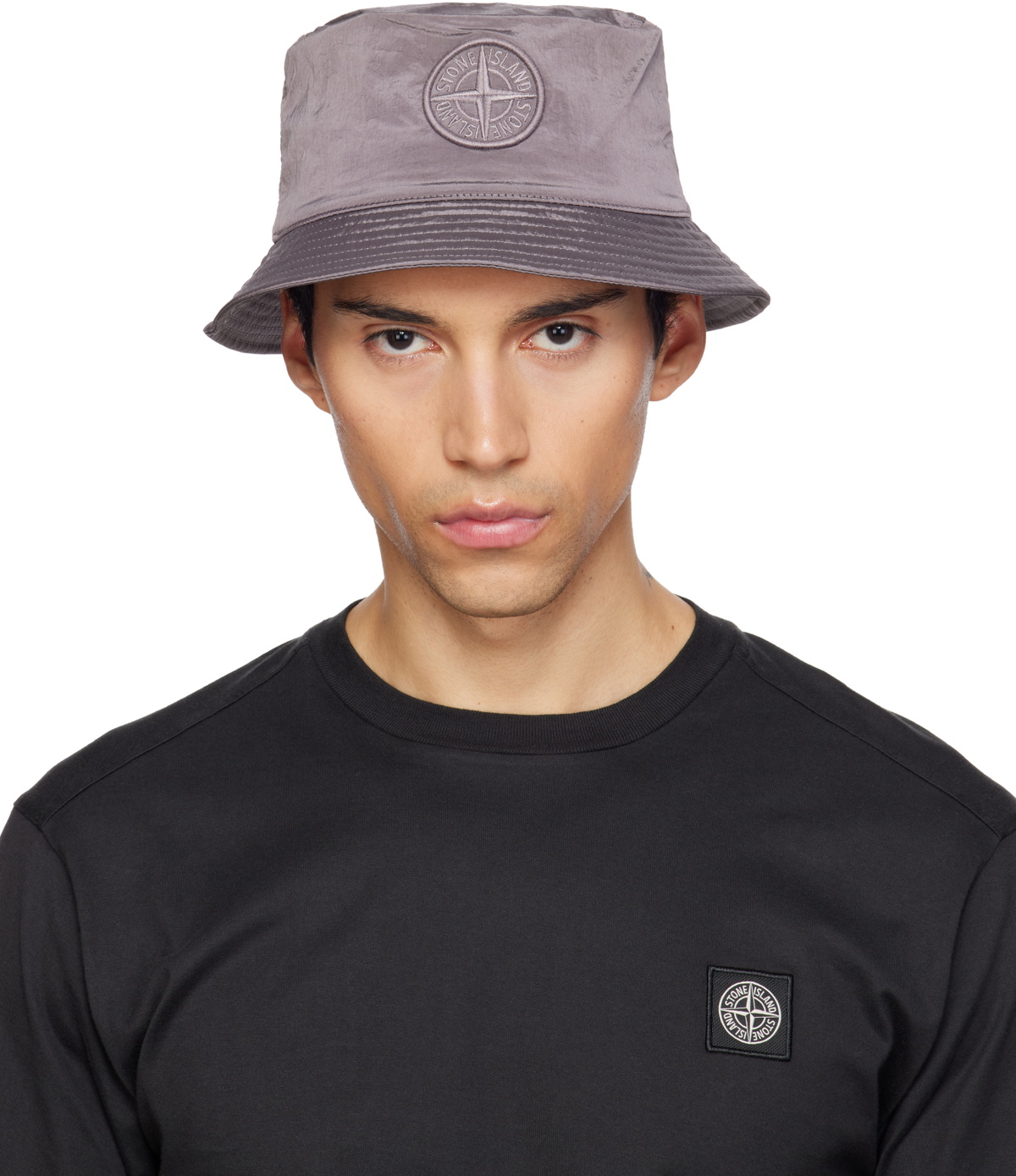 Stone Island Taupe 9100012 Nylon Metal ECONYL Bucket Hat