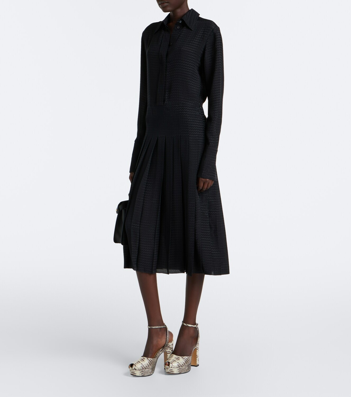 Fendi After 9 snake-effect leather platform sandals