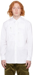 Comme des Garçons Shirt White Pocket Shirt