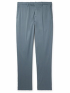 Boglioli - Straight-Leg Cotton-Blend Suit Trousers - Blue