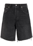 Citizens OF Humanity Ayla Frayed Denim Shorts Black