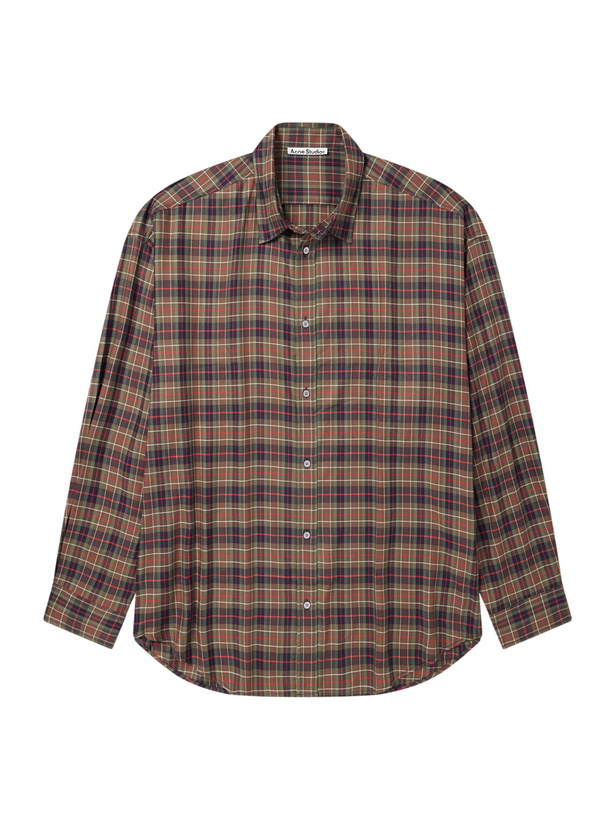 Photo: Acne Studios - Checked Flannel Shirt - Multi