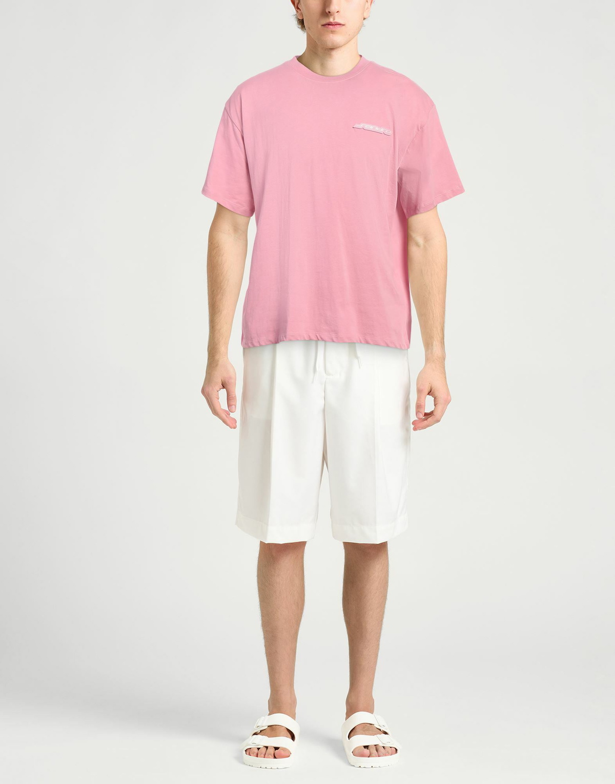 Sandro Mens T-shirt in Pink