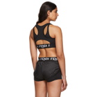 Fendi Black Neoprene Fendi Roma Bra