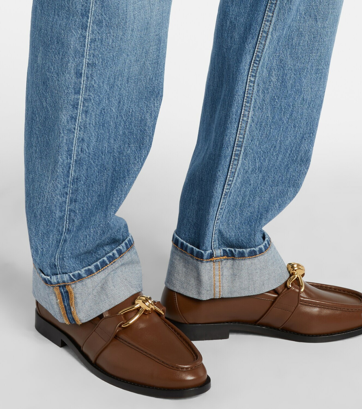Bottega Veneta High-rise straight jeans