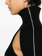 Peter Do Black Cut-Out Wool Jumper