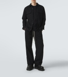 Rick Owens Dietrich cotton and wool wide-leg pants