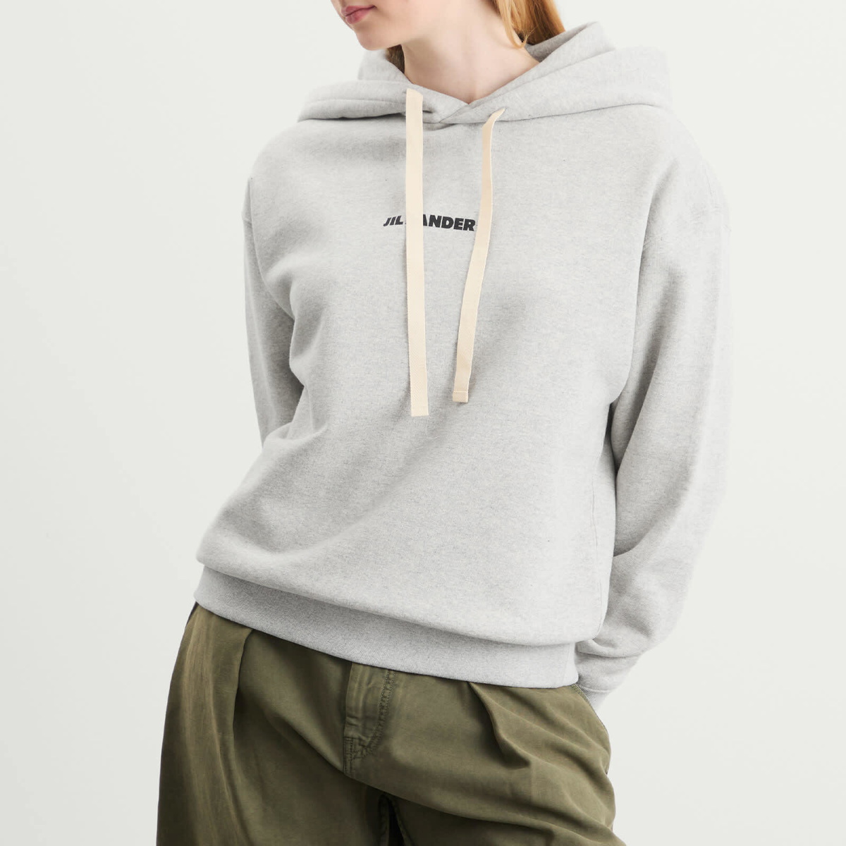 Jil Sander Women's Hoodie in Grey