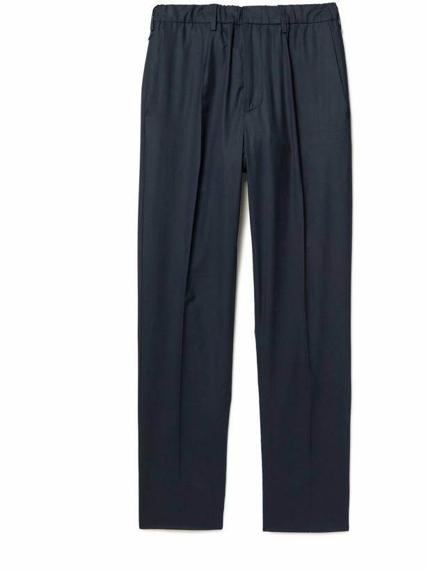 Photo: Dunhill - Tapered Drill Suit Trousers - Blue