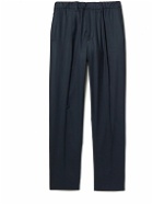 Dunhill - Tapered Drill Suit Trousers - Blue
