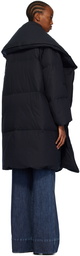 Bottega Veneta Navy Frosted Down Jacket