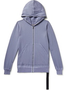 Rick Owens - Organic Cotton-Jersey Zip-Up Hoodie - Purple