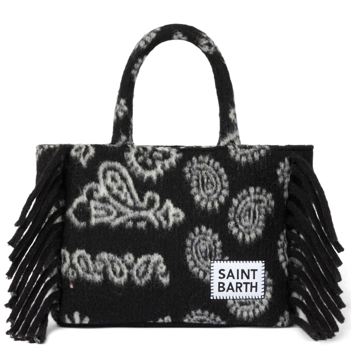 Photo: MC2 Saint Barth Colette Blanket Handbag With Bandanna Print
