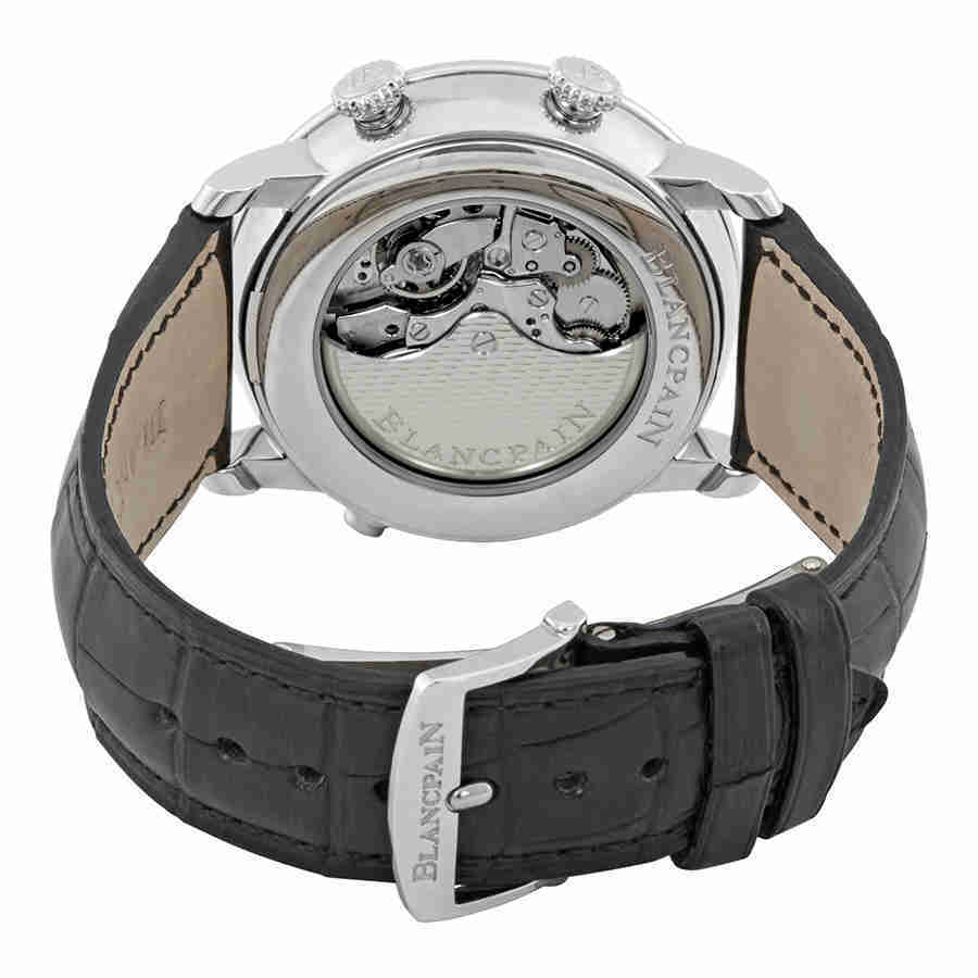 Blancpain Villeret Reveil GMT Alarm Automatic Mens Watch 6640-1127-55B