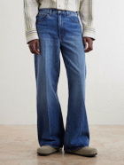 The Elder Statesman - Hunter Wide-Leg Organic Jeans - Blue