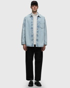 Ami Paris Oversized Adc Overshirt Blue - Mens - Overshirts