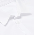 Ader Error - Drawstring-Trimmed Appliquéd Shell Shirt - White