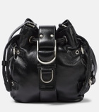 Blumarine Butterfly Small leather bucket bag