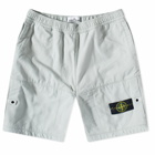 Stone Island Men's Badge Short in Pearly Grey